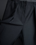 "Acne Studios" Button fly design wide straight slacks