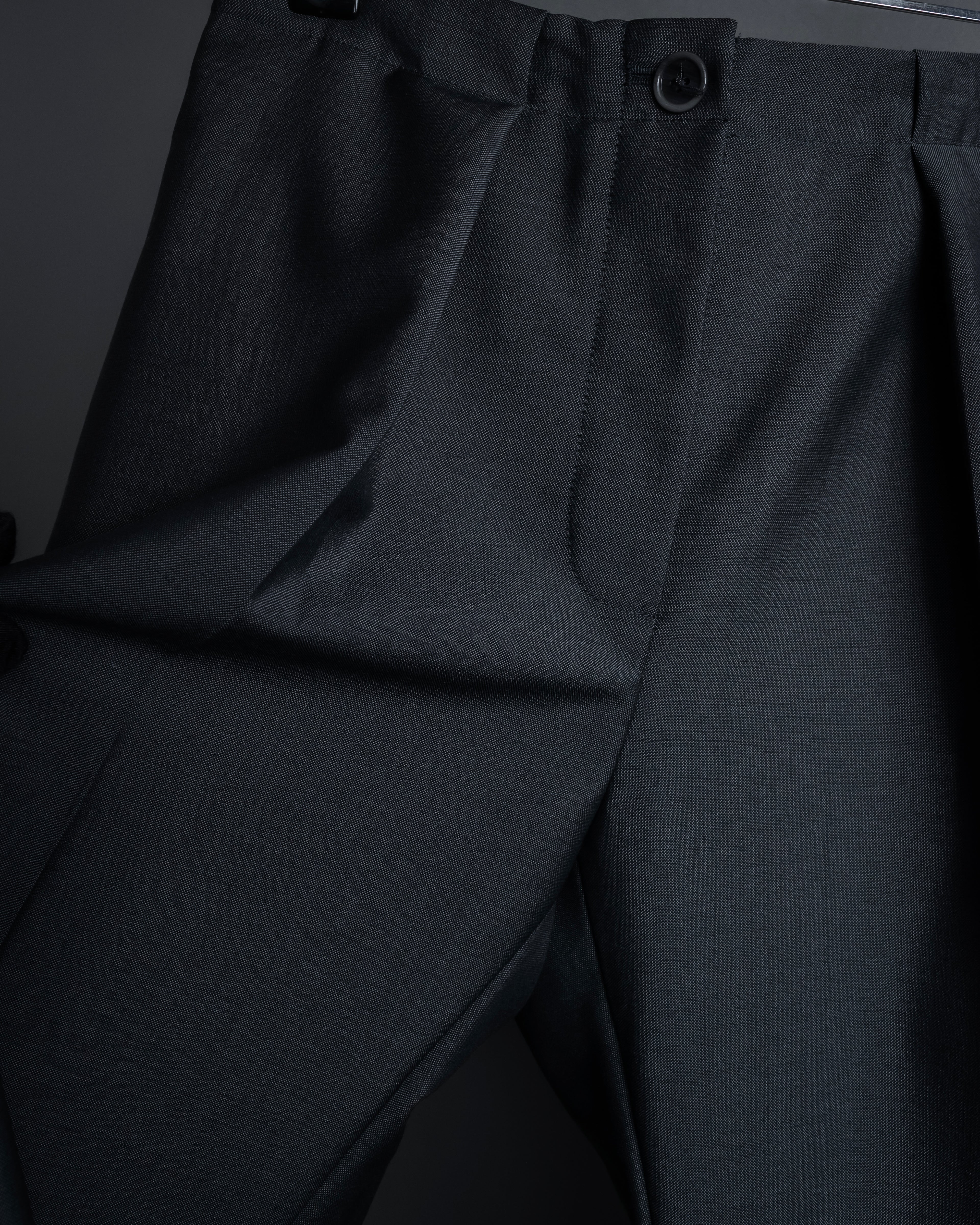 "Acne Studios" Button fly design wide straight slacks