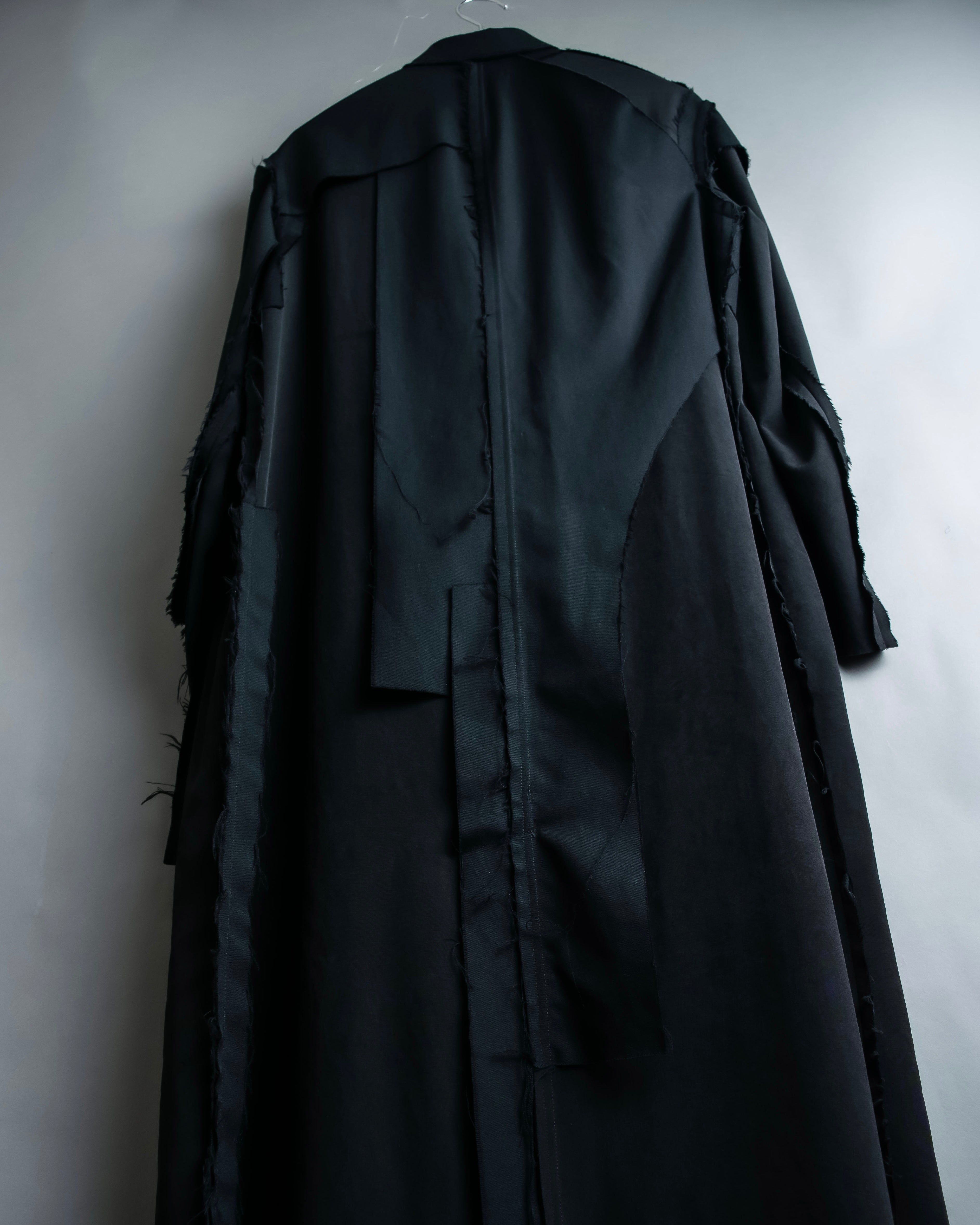 "B Yohji Yamamoto" Inside-out design super long shirt coat
