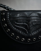 –SPECIAL– “YVES SAINT LAURENT”
2000’s Folk cutwork leather shoulder bag