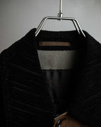 "COMME des GARCONS HOMME"
03AW corduroy collar design stand collar long coat