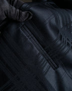 Vintage geometric check oversized tailored jacket