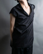 “BOTTEGA VENETA”  V neck designed no sleeve top