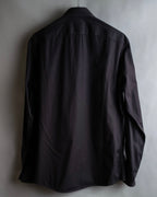 "GUCCI" Spread collar embroidered cotton shirt