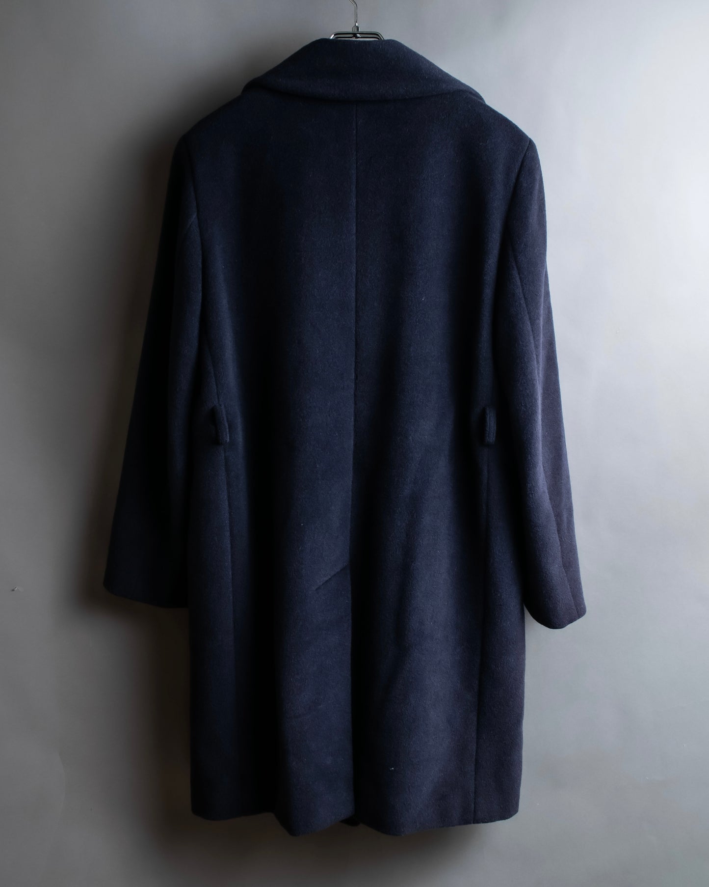 "MAX&Co." Belted design wide lapel mid-length coat