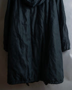 "Burberrys" Checked sleeve cuffs hooded coat