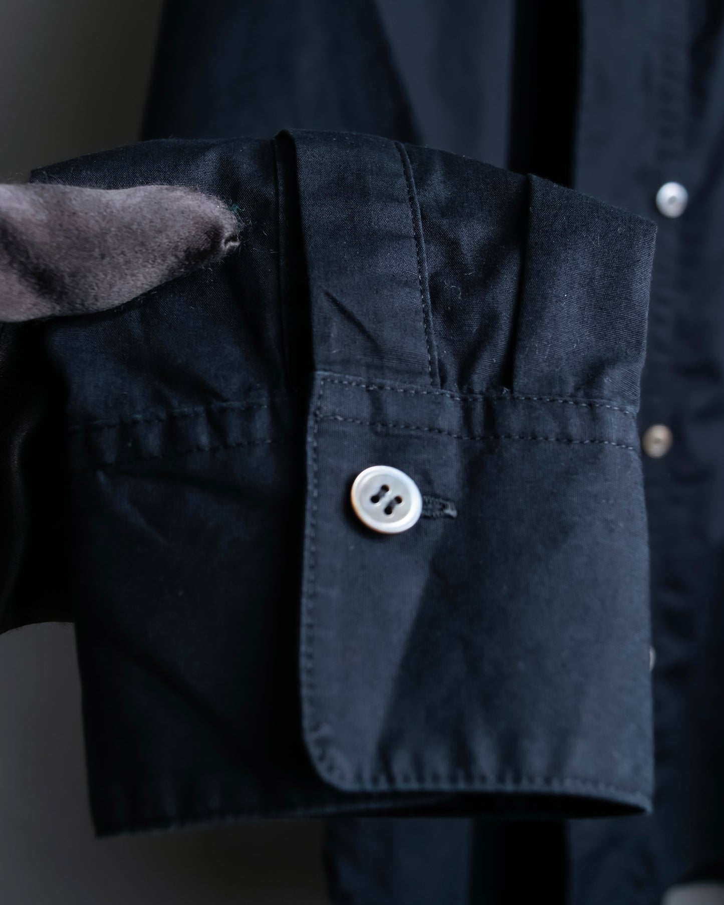 "Y's" Stand &amp; Regular Collar Cotton Shirt