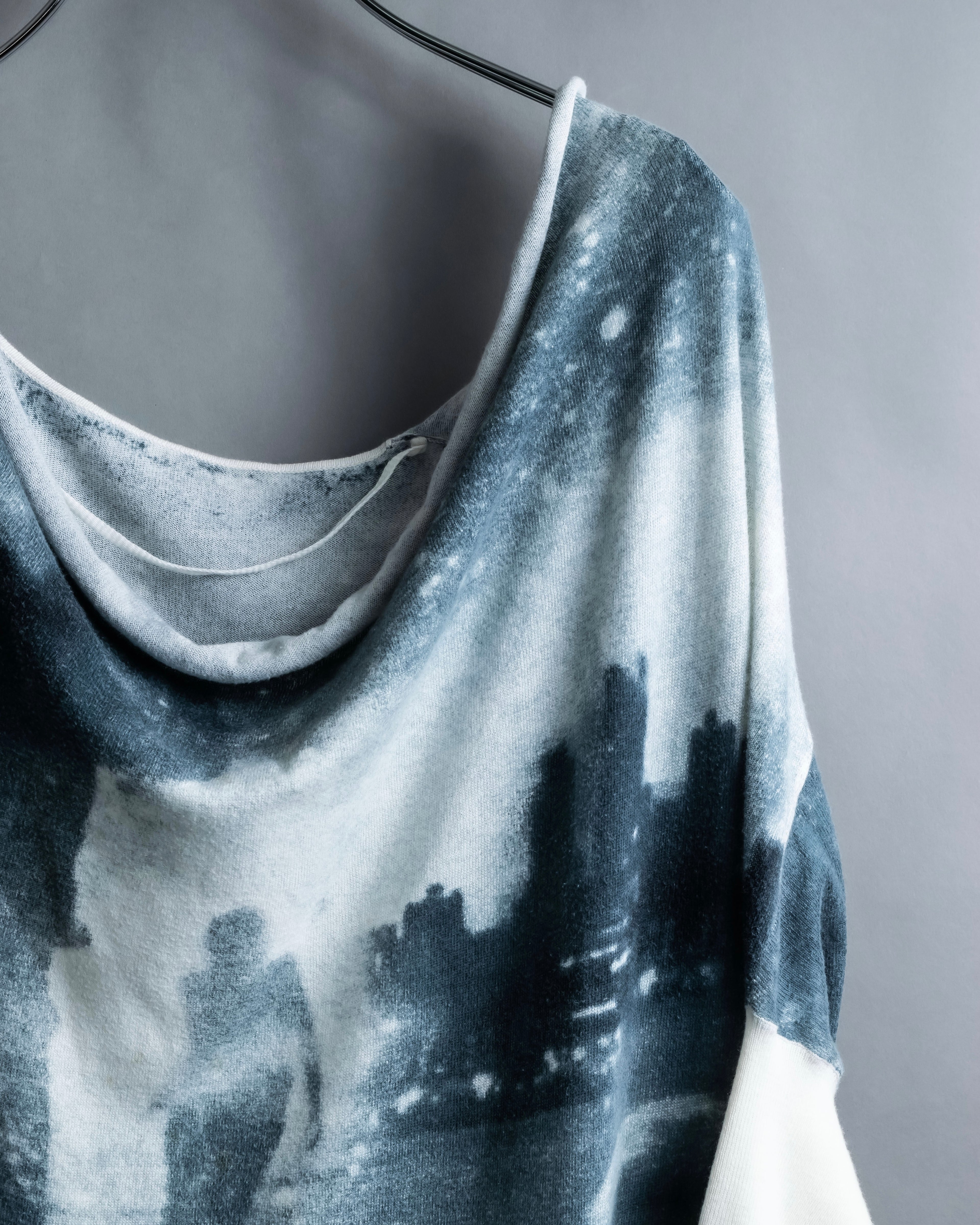 "DIESEL" Space pattern full graphic long tops