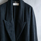 "STELLA McCARTNEY" Cashmere blend peak lapel tailored coat