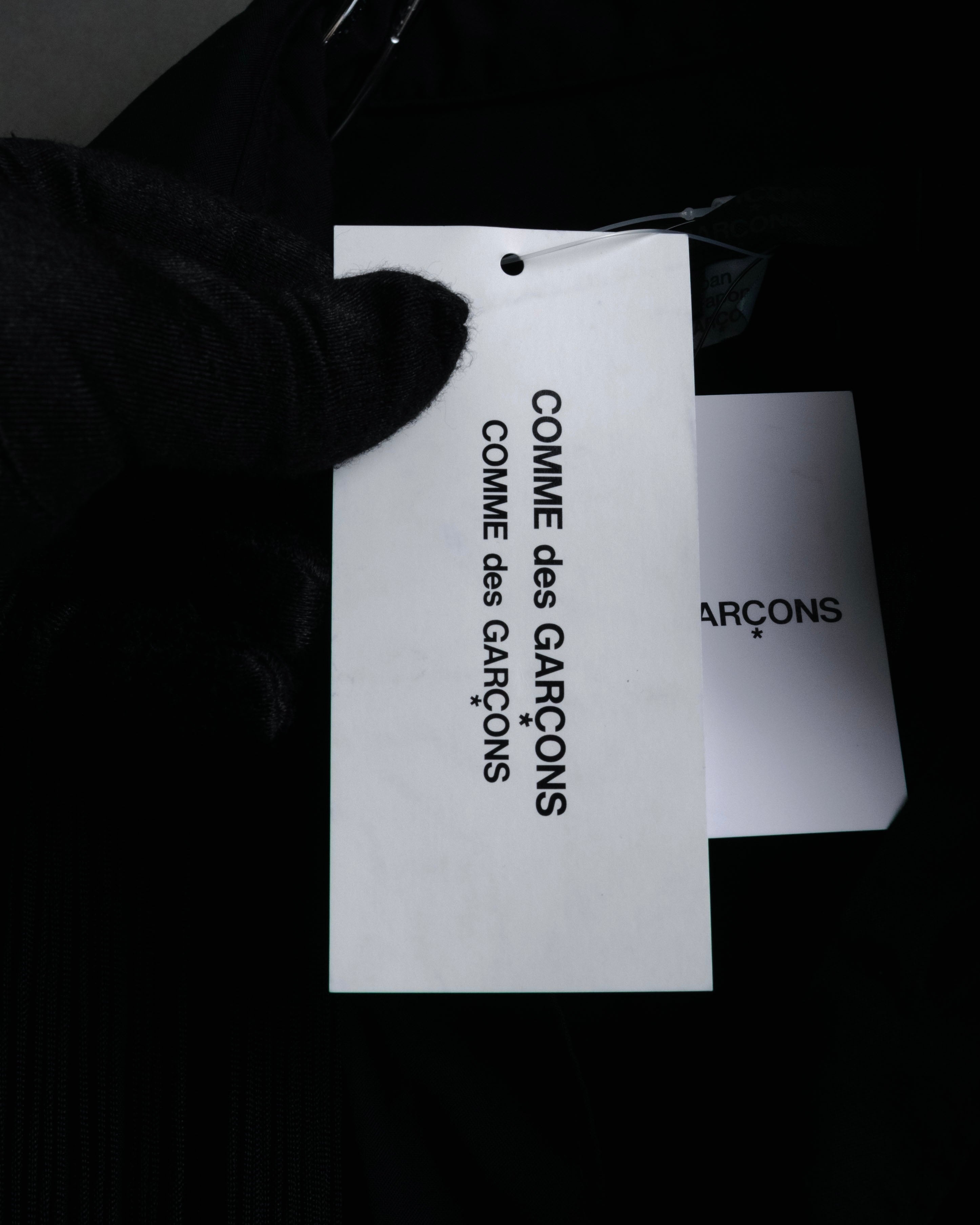 “COMME des GARCONS” 2022SS  Fringed dress shirt