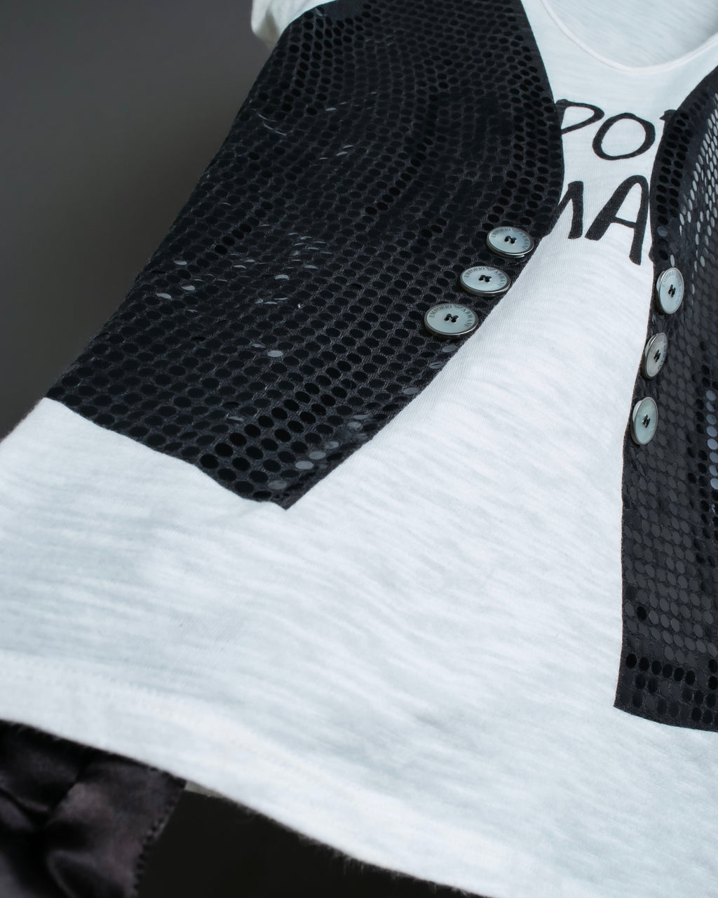 "Emporio Armani" Trompe l'oeil design T-shirt