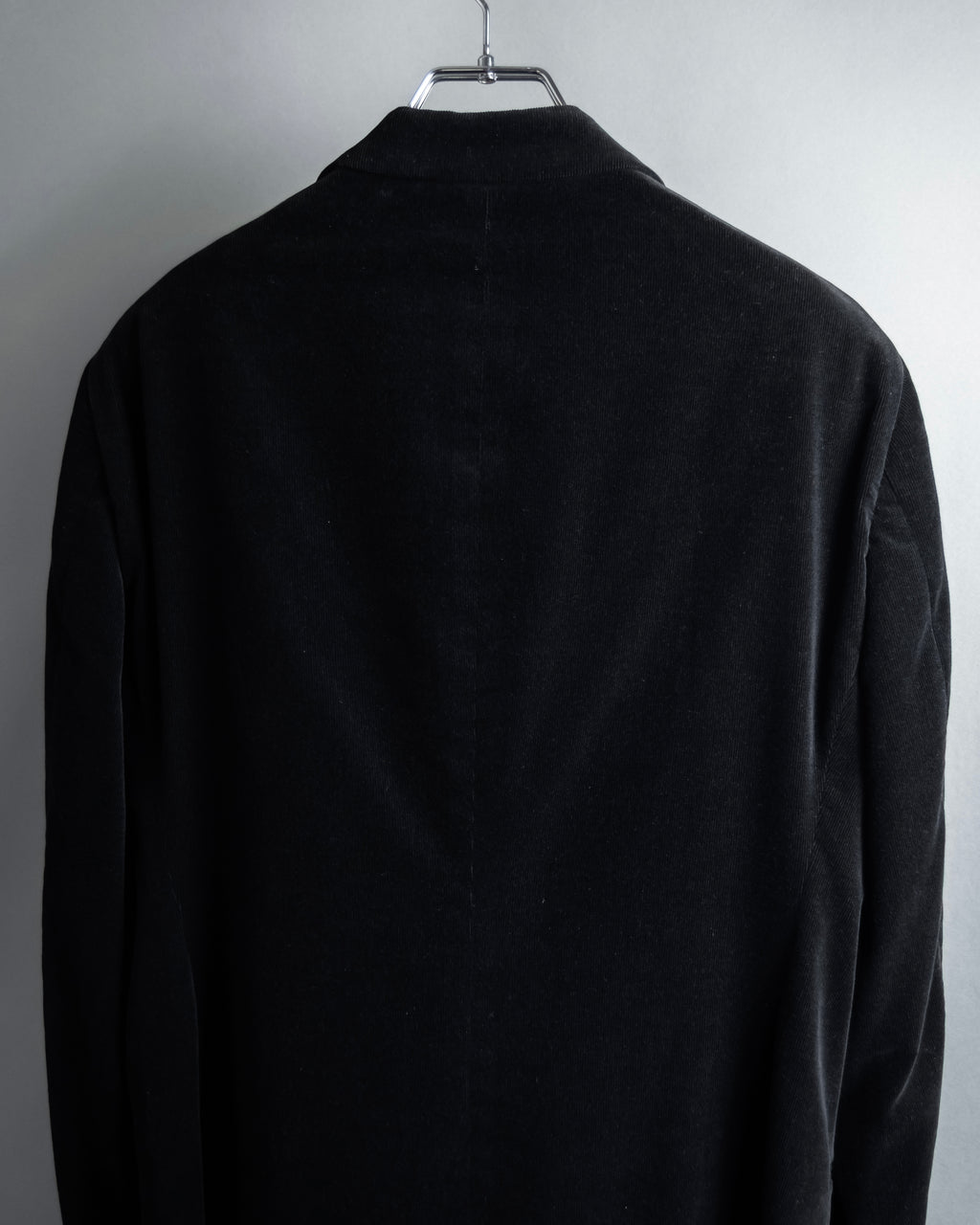 "ARMANI COLLEZIONI" Black corduroy relaxed set up