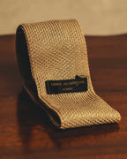 “COMME des GARÇONS HOMME”
80’s-90’s open-knit square-end necktie