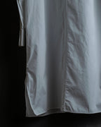 "MAISON MARGIELA" 18AW No-collar design Super long shirt