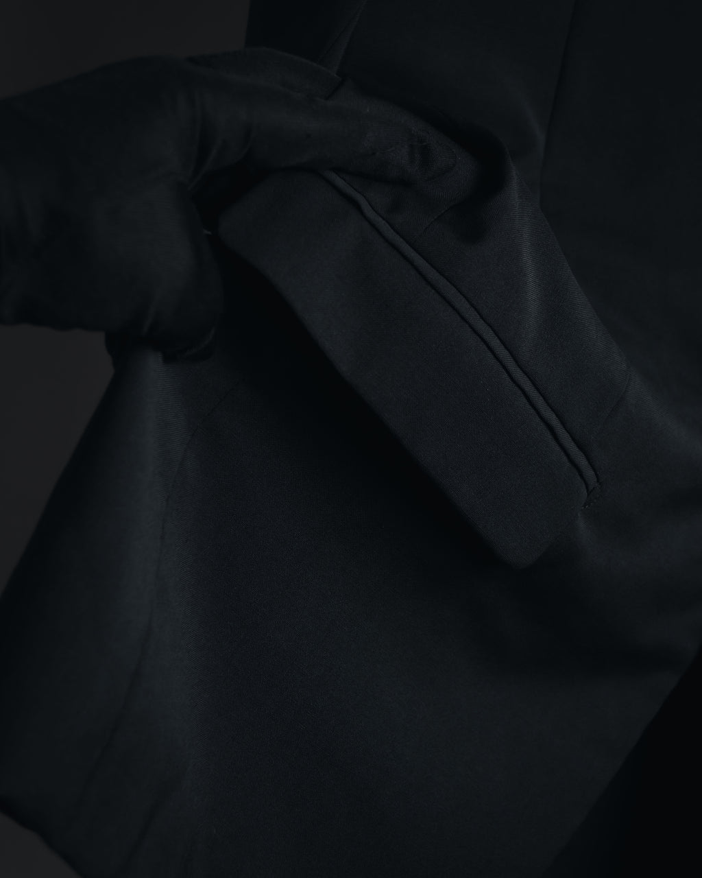 "Dior Homme" Chris Van Assche design satin lapel tuxedo set up