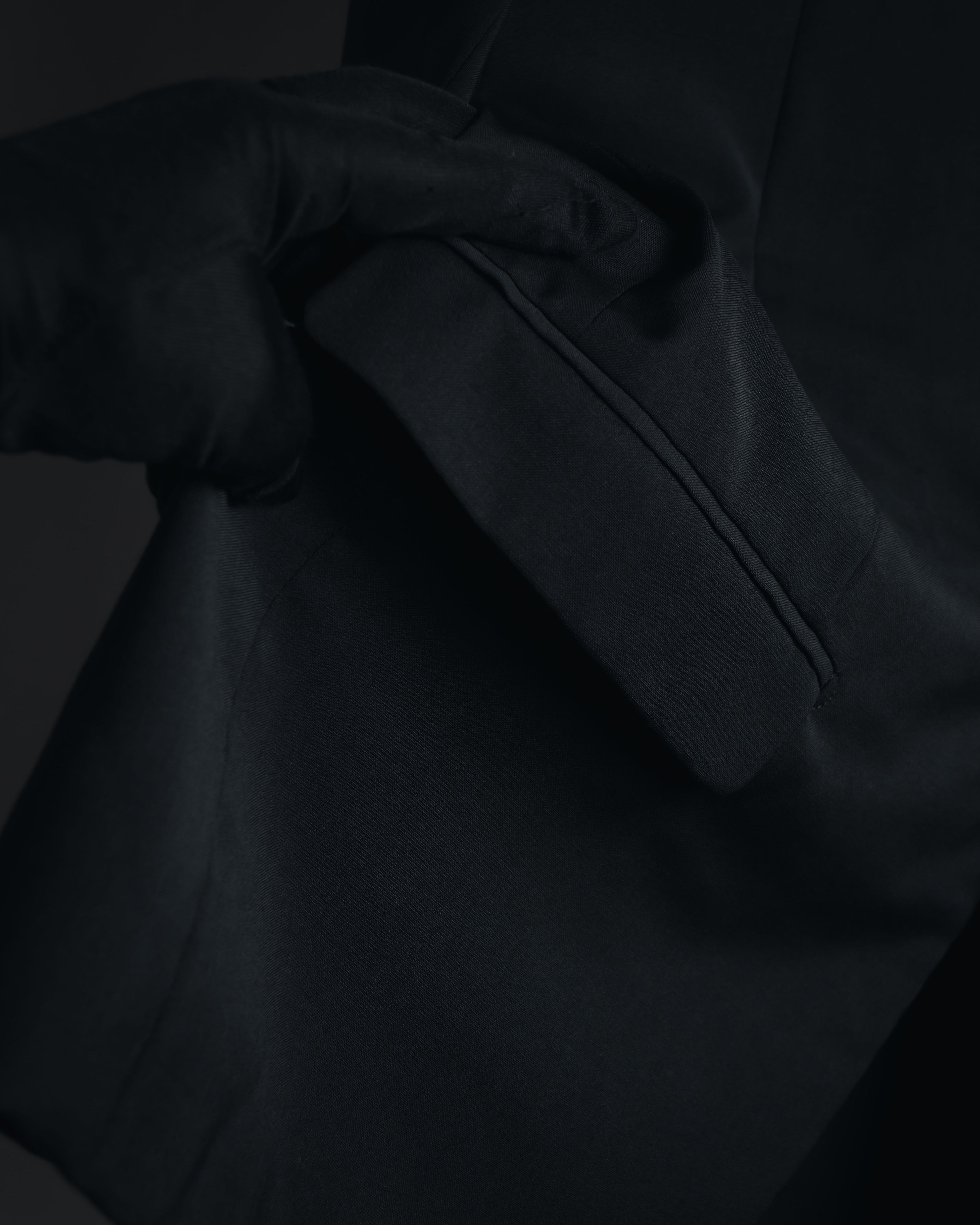 "Dior Homme" Chris Van Assche design satin lapel tuxedo set up