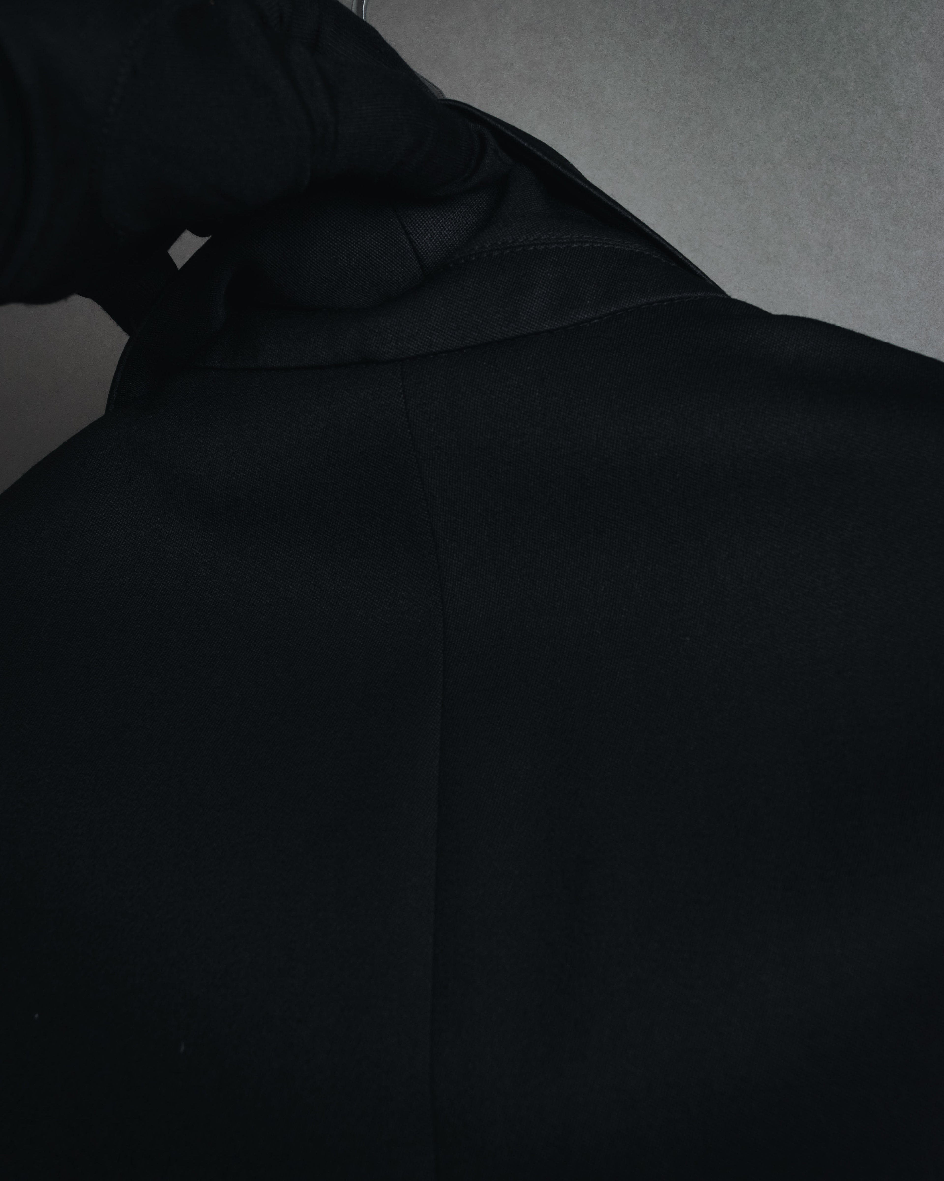 "Yves Saint Laurent" 2008AW Minimal sculpted wool jacket