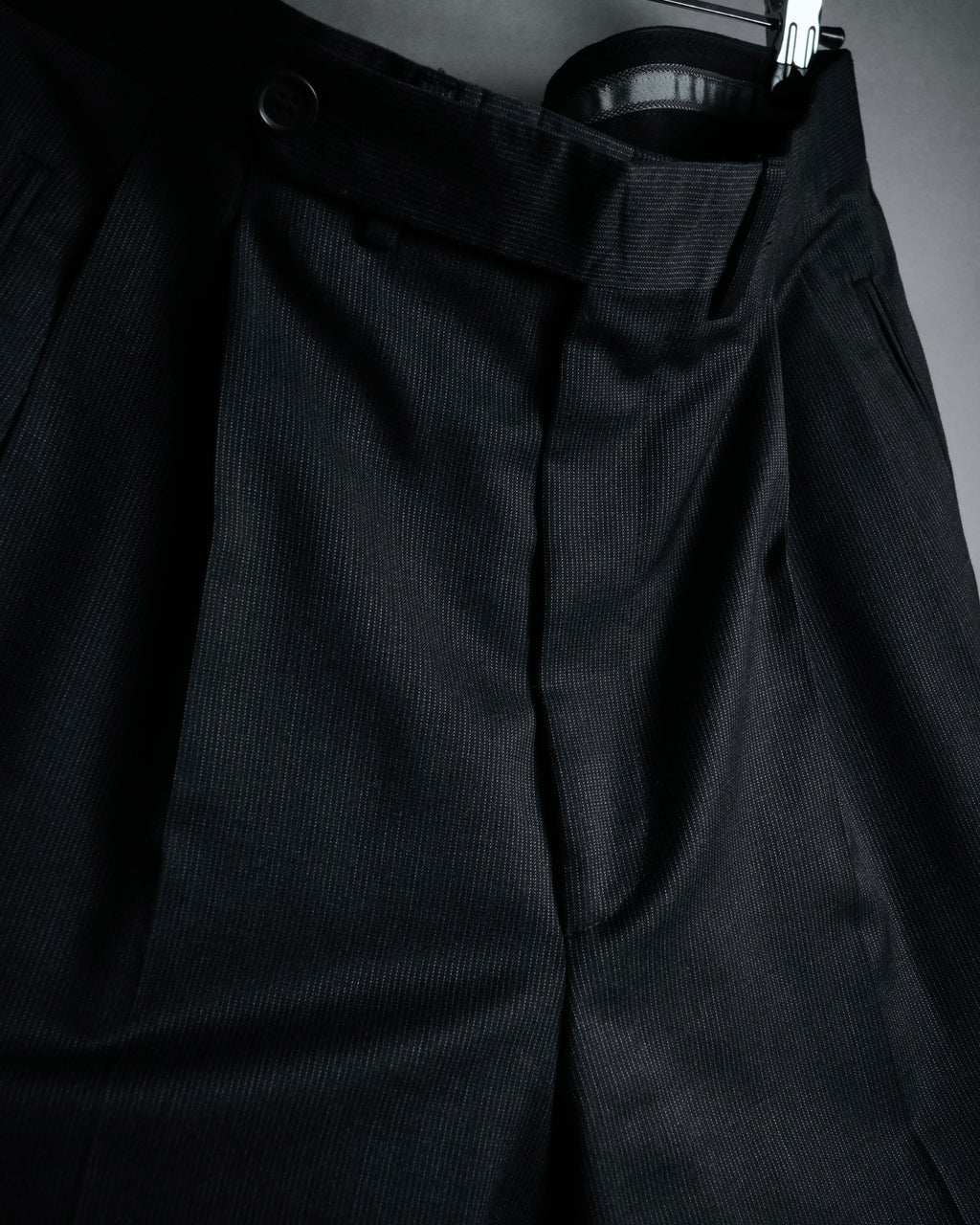 "GIORGIO ARMANI" 90’s draped double breasted suit set-up