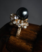 “Christian Dior” 60’s-70’s Organic pearl cluster ring