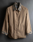 "BURBERRYS" Check reverse design short blouson
