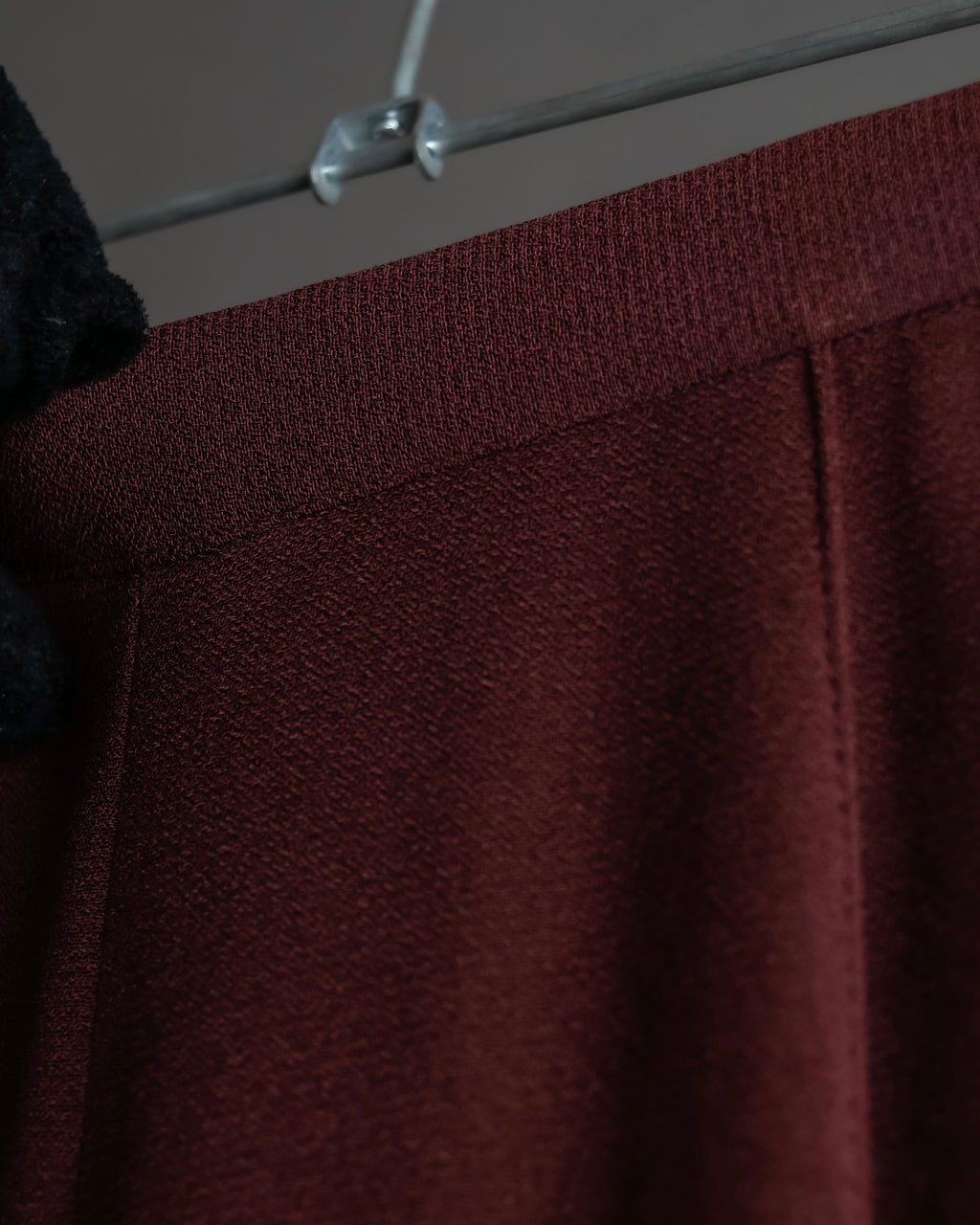 "JEAN PAUL GAULTIER" Beautiful drape burgundy wide slacks