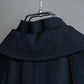 "GIANNI VERSACE" Soutien collar docking mid length wool coat