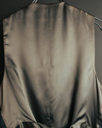 -SPECIAL- “Maison Martin Margiela” 07SS Studded wool leather tailored vest