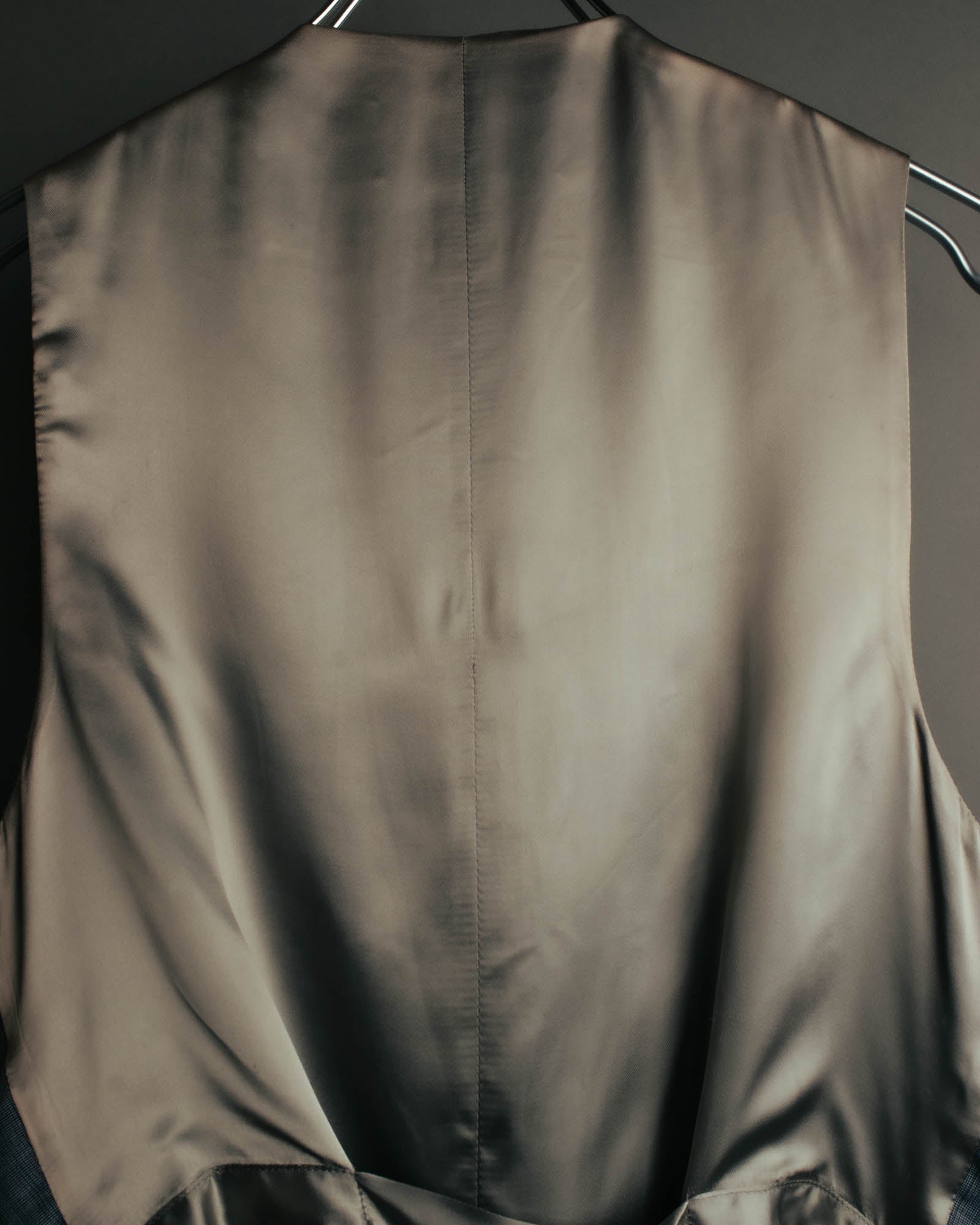 -SPECIAL- “Maison Martin Margiela” 07SS Studded wool leather tailored vest