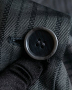 "Acne Studios" Antique design long striped coat