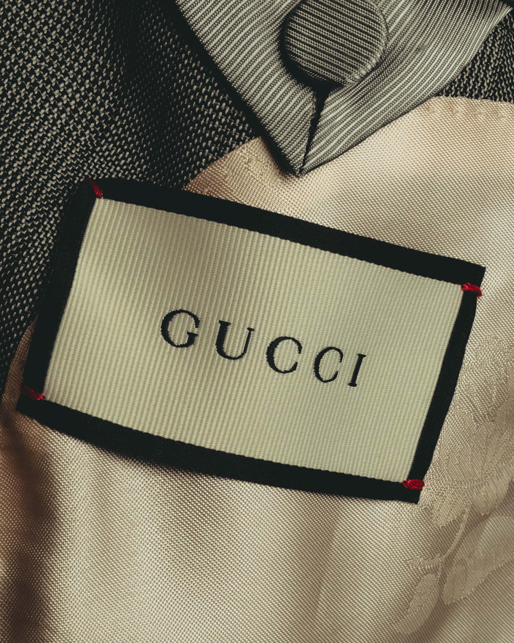 -SPECIAL- “GUCCI” 2019-2021 Glen check double-breasted wool suit