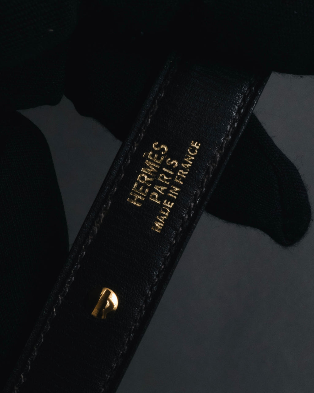 "HERMES" 90’s-00’s classic box calf gloves holder