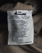 -SPECIAL- "JIL SANDER"
90’s-00’s Architectural cotton velvet belted coat