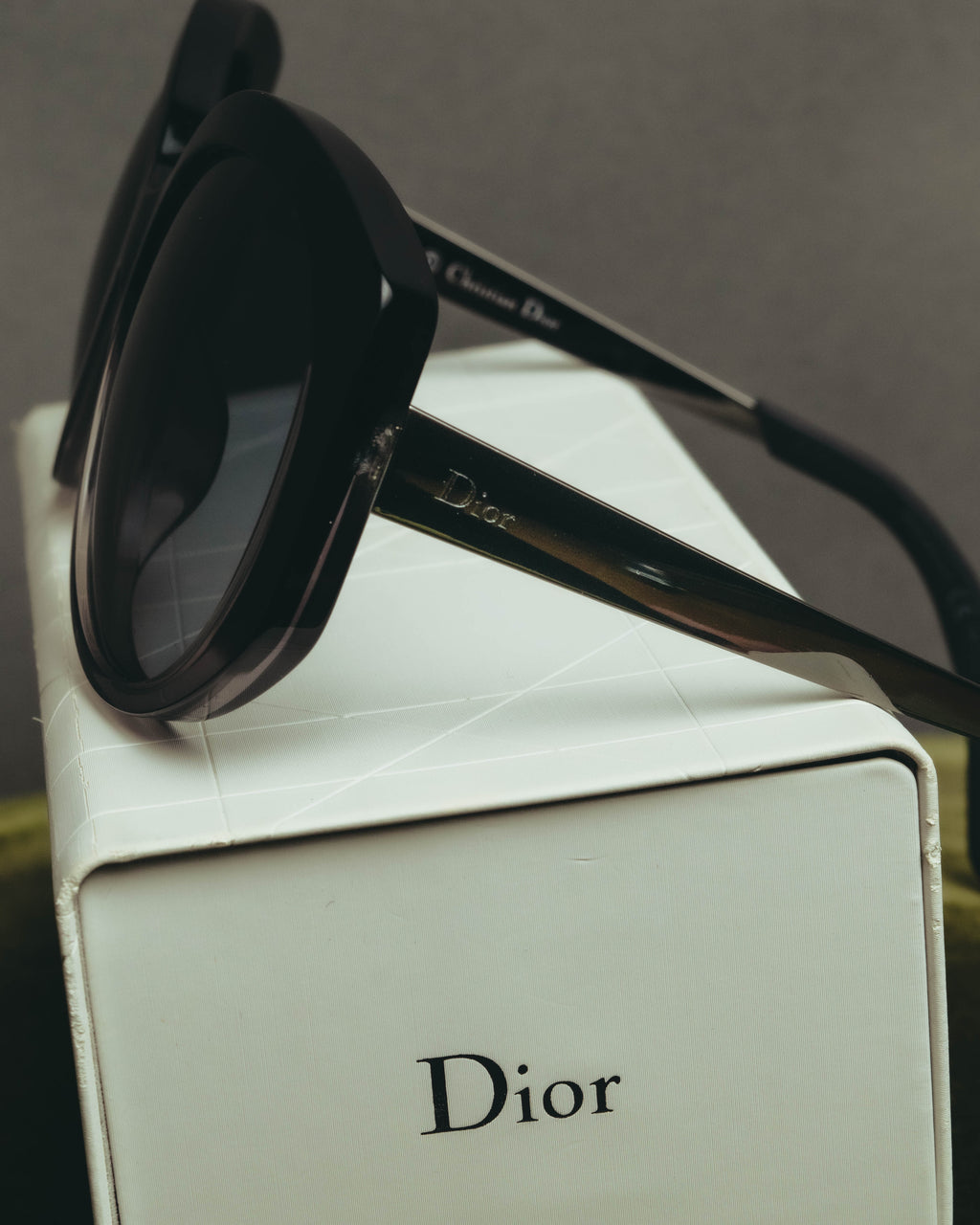 "Christian Dior" 00's-10's Oversized butterfly sunglasses