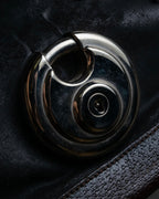 "BALENCIAGA" Circle lock design leather doctor bag