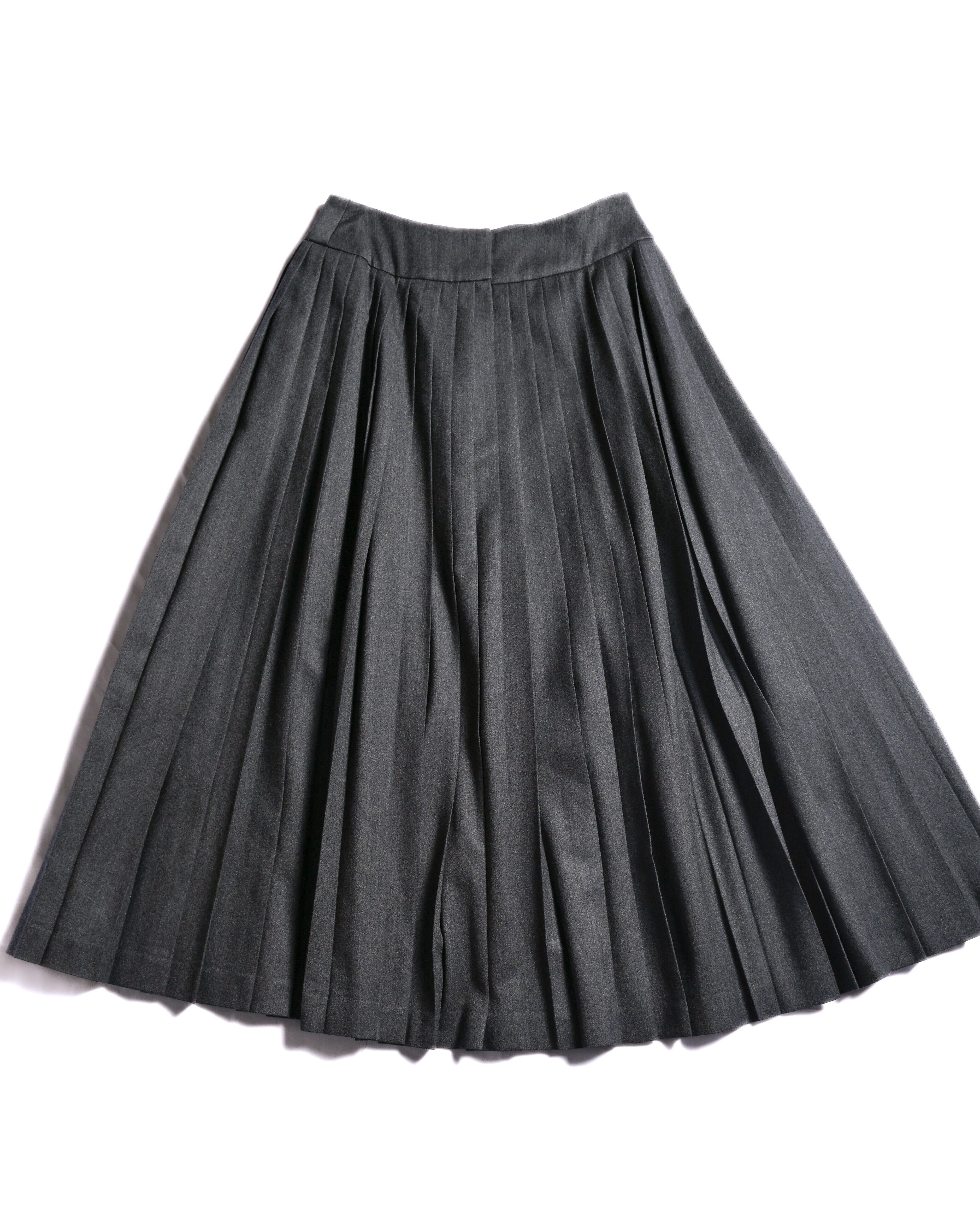 【M3】Christian dior スカート Christian Dior (SAMPLE)/ Archived Pure Wool Luxury Long Pleats