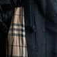 "BURBERRY" Cashmere blend stand-up collar short length blouson