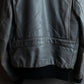 "VANSON" Out pocket design ribbed leather jacket