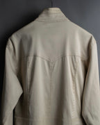 "PRADA" Military detail cotton jacket