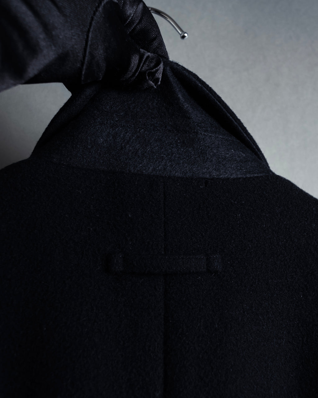 -SPECIAL- "JEAN PAUL GAULTIER"
 90's-00's Waist shape A-line silhouette black color super long coat