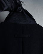 -SPECIAL- "JEAN PAUL GAULTIER"
 90's-00's Waist shape A-line silhouette black color super long coat