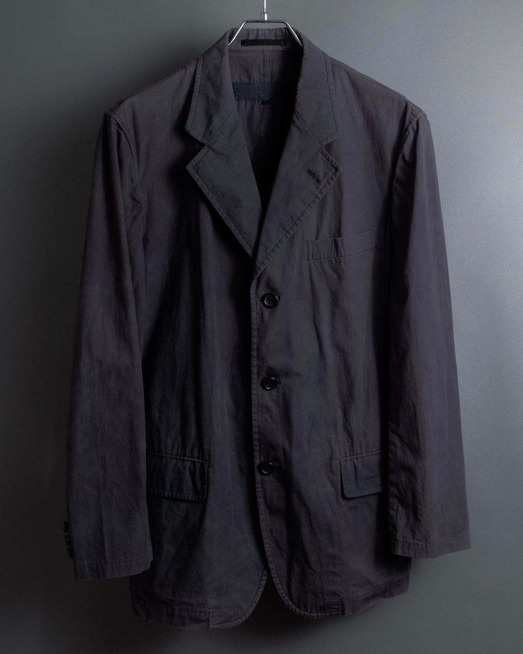 "COMME des GARCONS HOMME" 02SS beautiful faded cotton tailored jacket