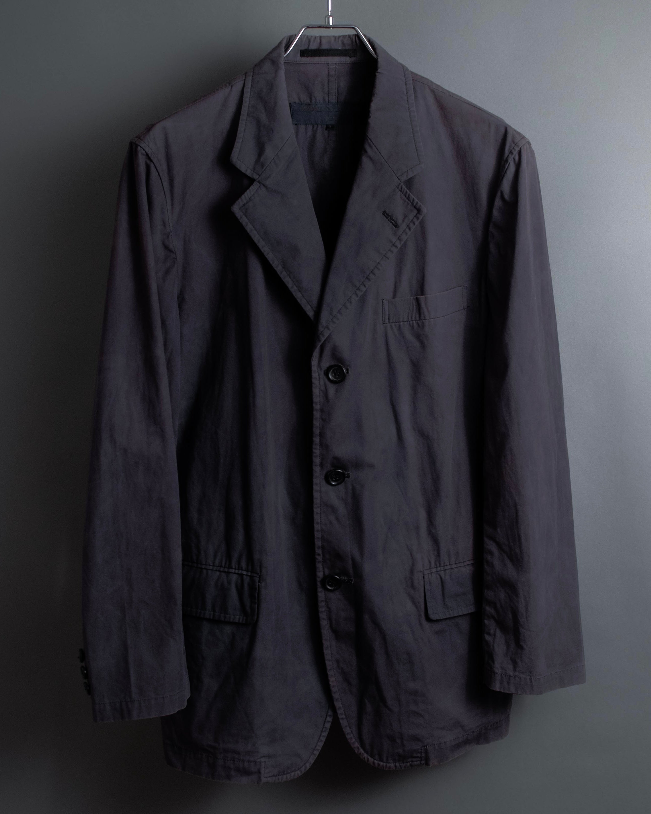 "COMME des GARCONS HOMME" 02SS beautiful faded cotton tailored jacket