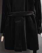 -SPECIAL- "JIL SANDER"
90’s-00’s Architectural cotton velvet belted coat