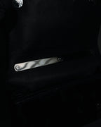 –SPECIAL– "VALENTINO GARAVANI" 2010’s Noir rockstud exotic patchwork chain bag