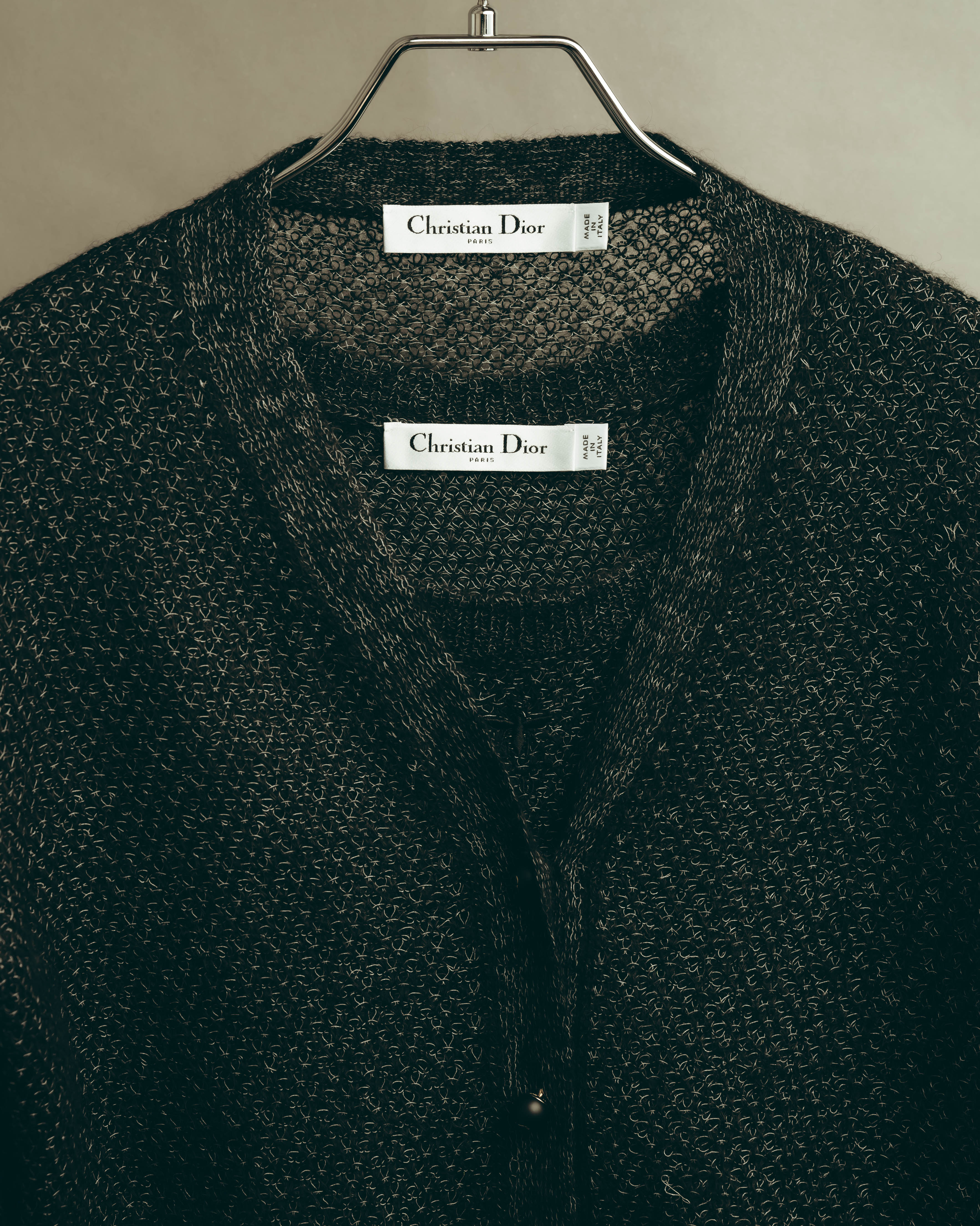 -SPECIAL- “Christian Dior” 2017-2023 Textured sheer knit ensemble