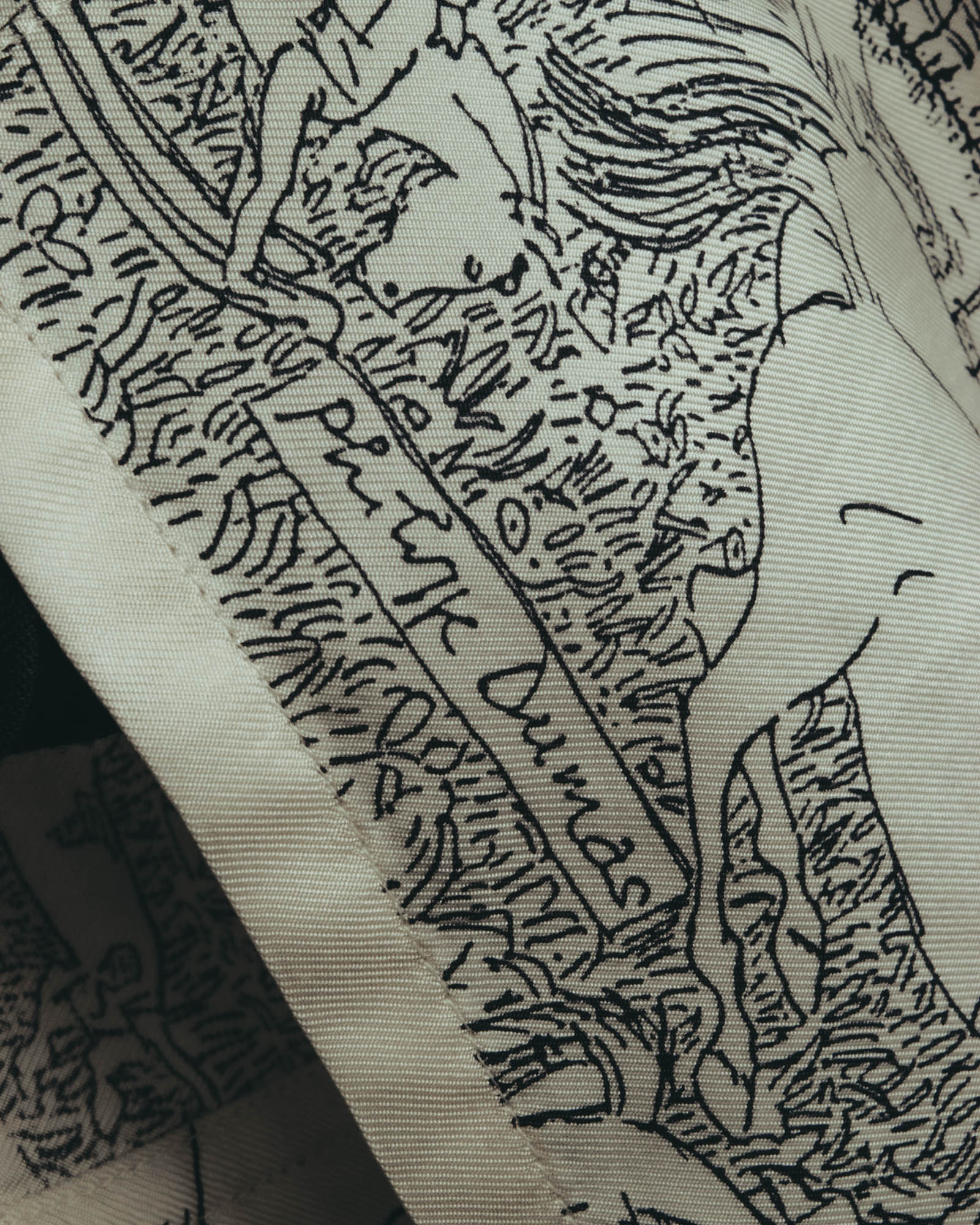"Hermès" 70's-80's Scarf print shirt