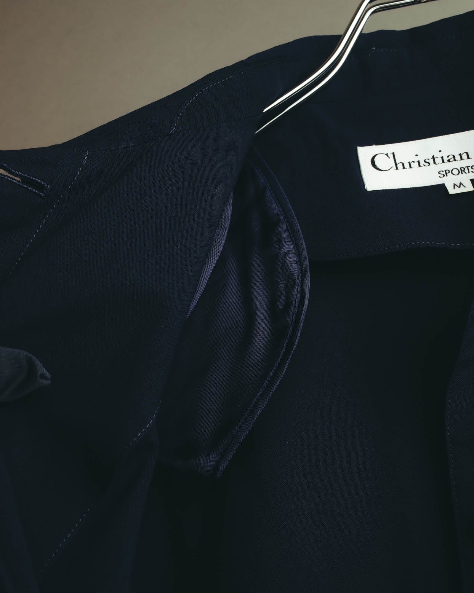 “Christian Dior” 80’s-90’s cropped cotton sports jacket