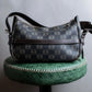 "LOEWE" Repeated anagram pattern outside pocket detail hobo bag