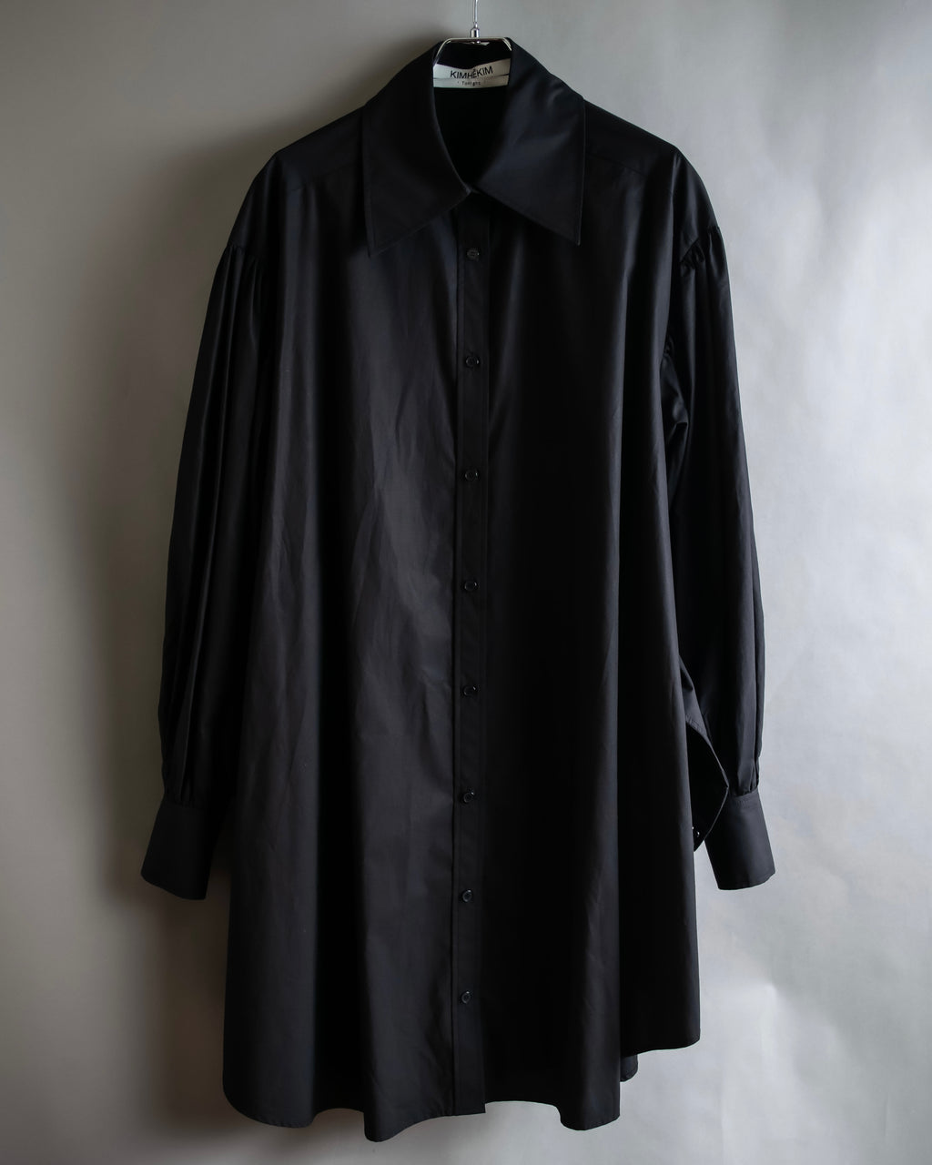 "KIMHĒKIM" Bondage corset belt design shirt dress