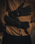 –SPECIAL– “HERMES” 80’s-90’s Cashmere lined suede driving gloves